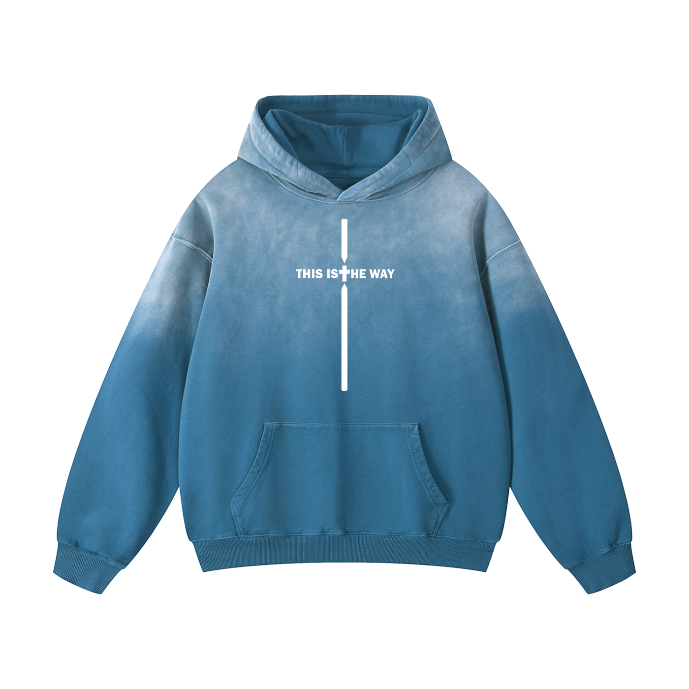 The Way - Heavyweight Sunfade Oversized Hoodie