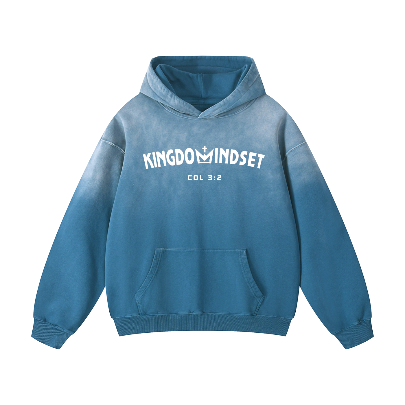 Kingdom Mindset - Heavyweight Sunfade Oversized Hoodie