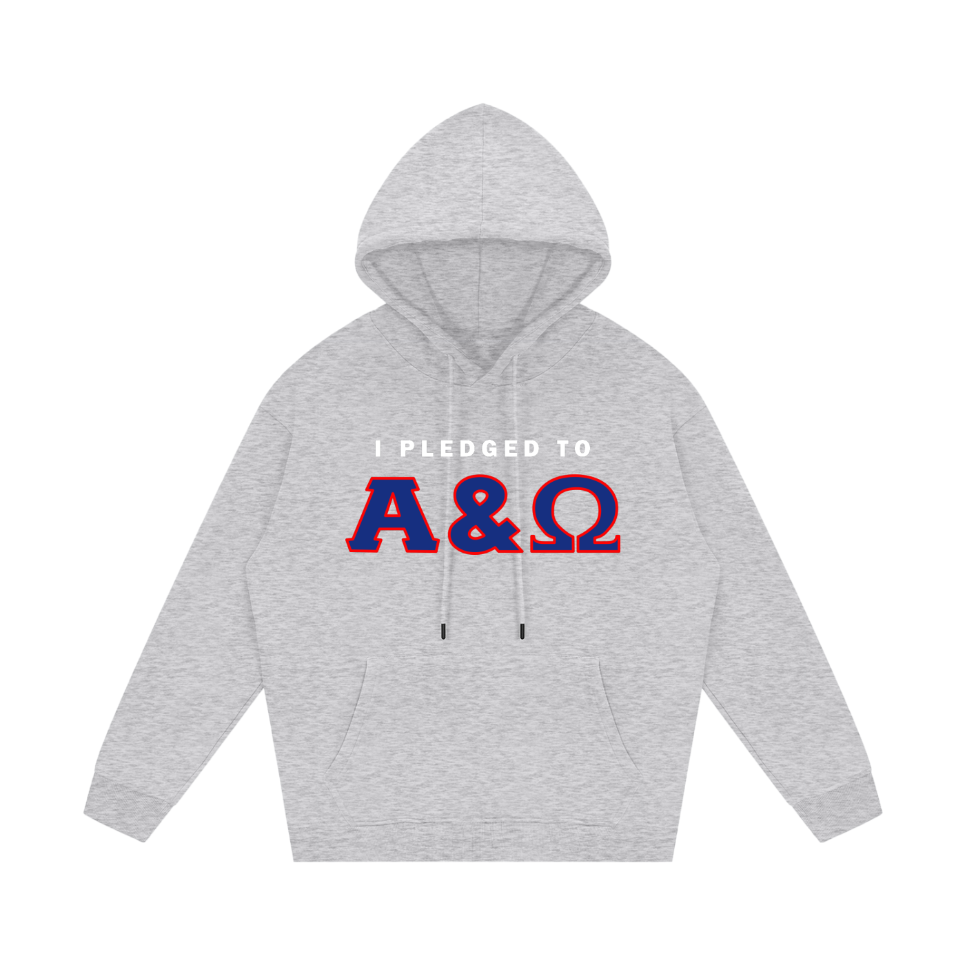 I Pledged to Alpha & Omega - Faith Streetwear Unisex Fleece Hoodie