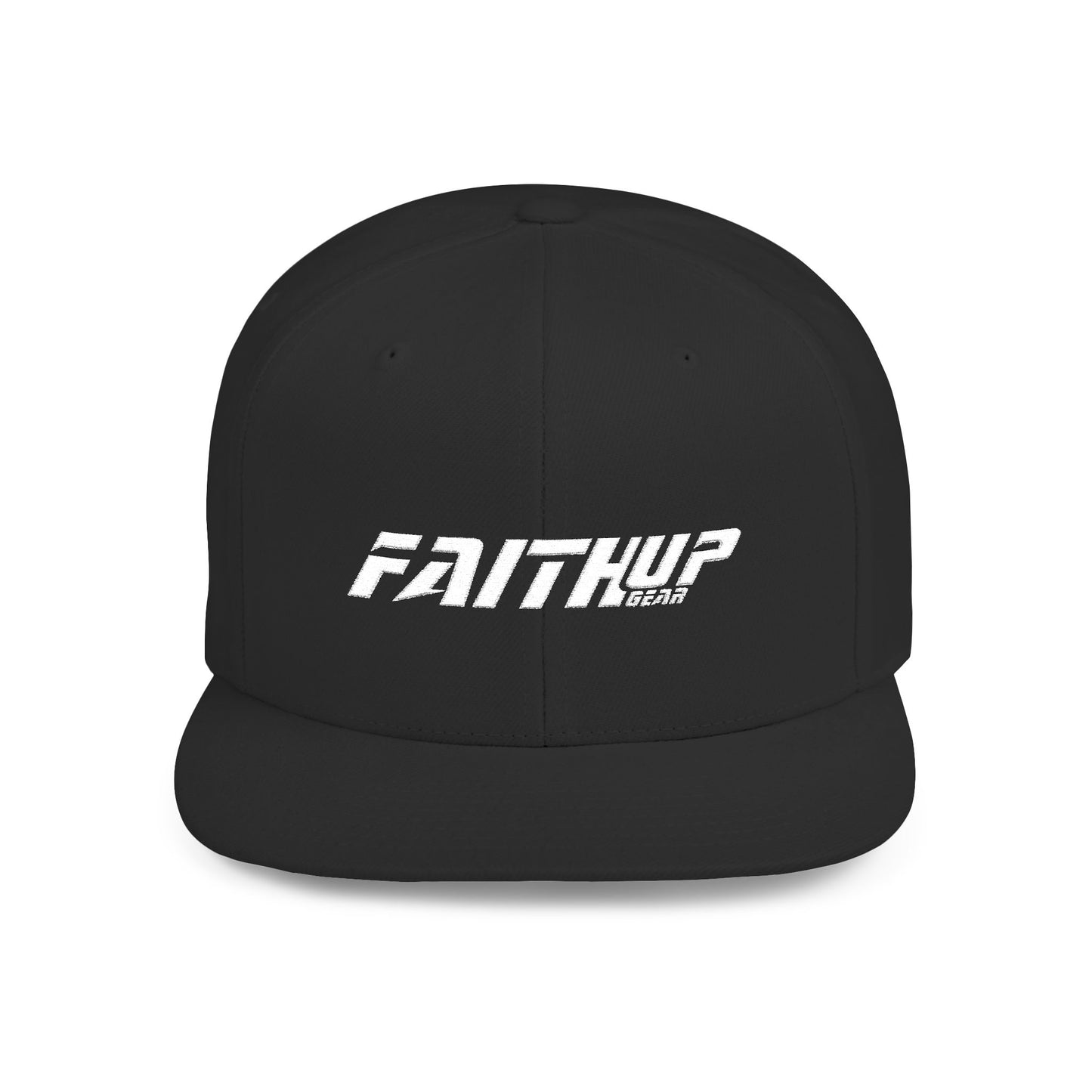 FaithUp Gear - Flat Bill Snapback Hat