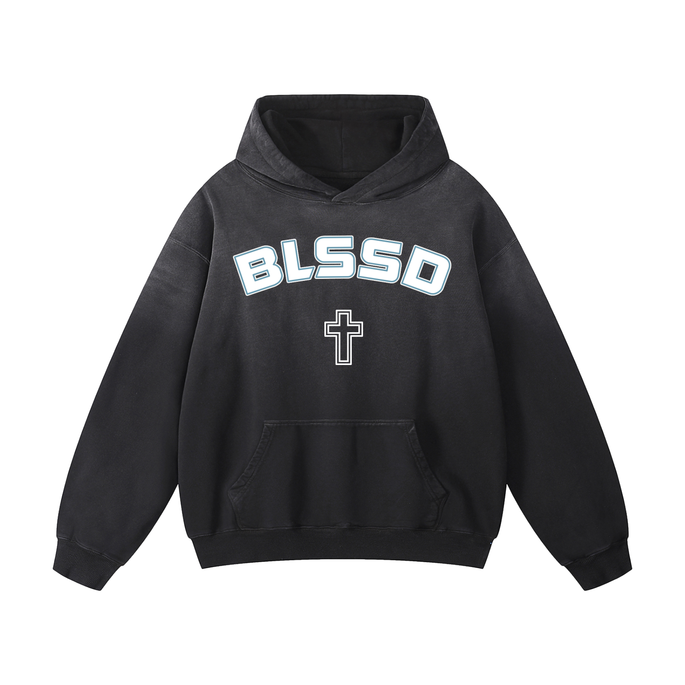BLSSD - Heavyweight Sunfade Streetwear Hoodie