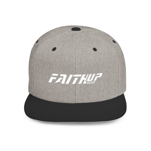 FaithUp Gear - Flat Bill Snapback Hat