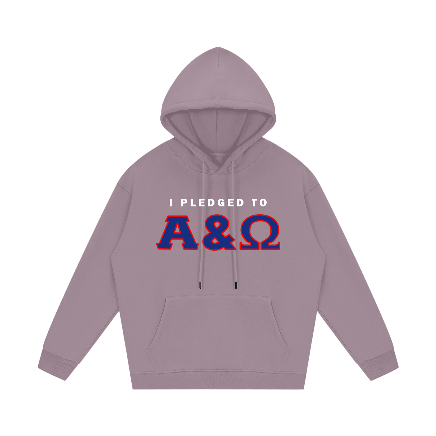I Pledged to Alpha & Omega - Faith Streetwear Unisex Fleece Hoodie