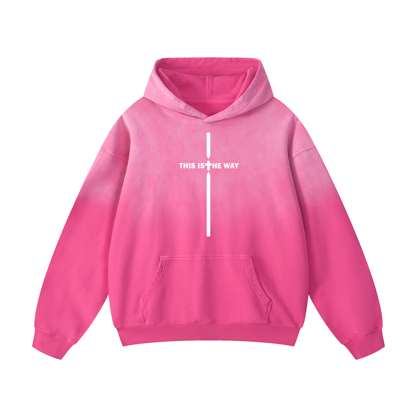 The Way - Heavyweight Sunfade Oversized Hoodie