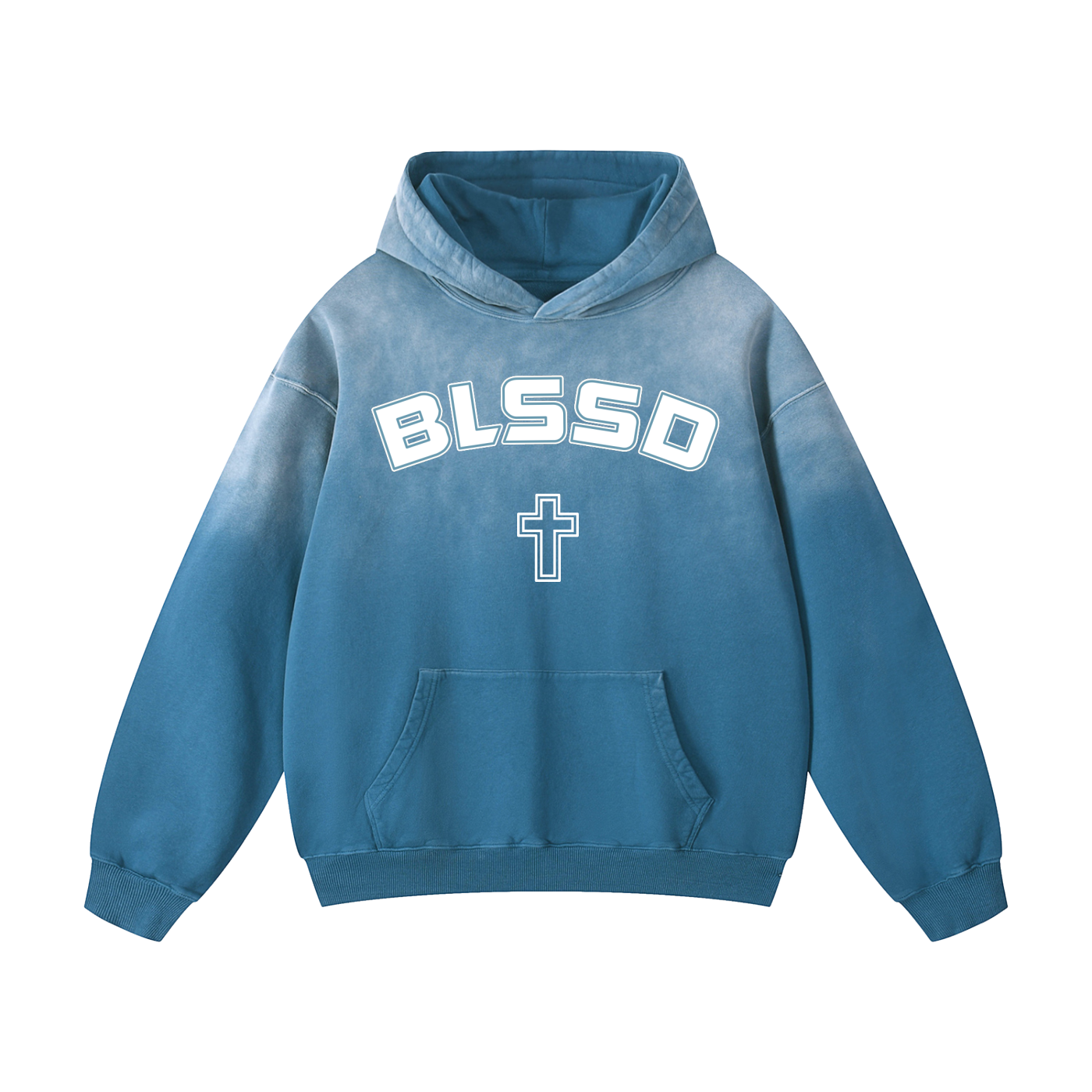 BLSSD - Heavyweight Sunfade Streetwear Hoodie