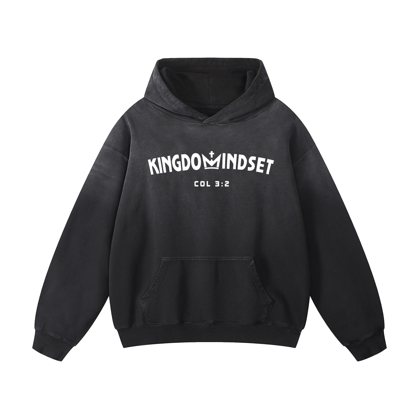Kingdom Mindset - Heavyweight Sunfade Oversized Hoodie