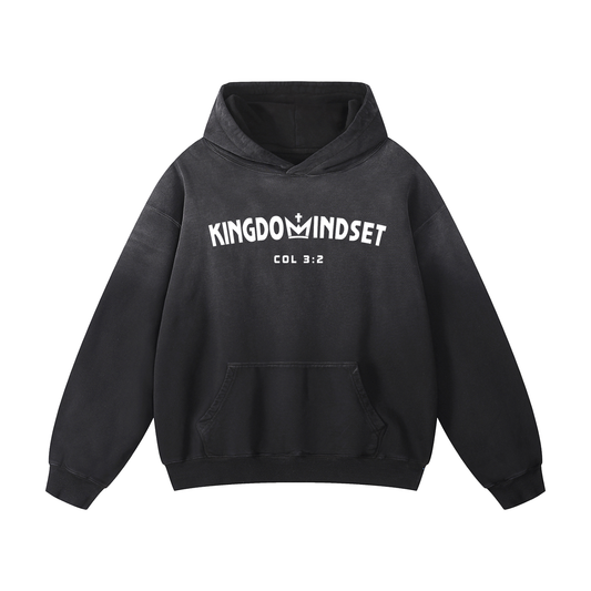 Kingdom Mindset - Heavyweight Sunfade Oversized Hoodie