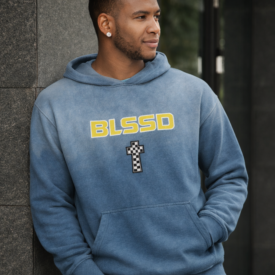 BLSSD - Heavyweight Sunfade Oversized Hoodie
