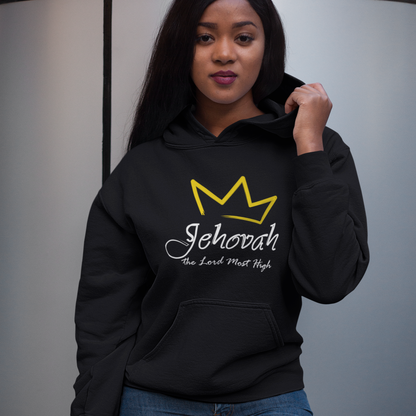 Jehovah - The Lord Most High - Streetwear Unisex Fleece Hoodie