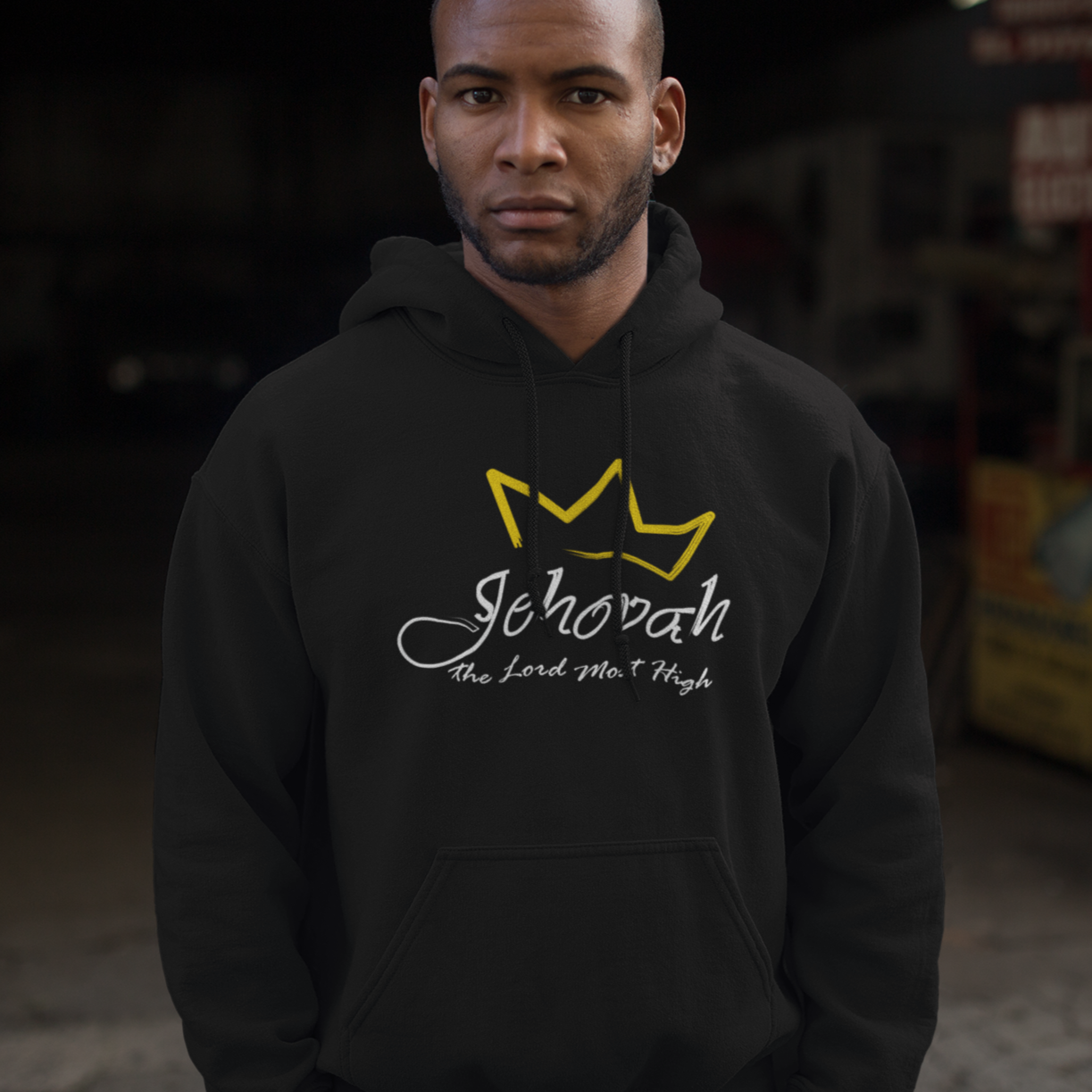 Jehovah - The Lord Most High - Streetwear Unisex Fleece Hoodie