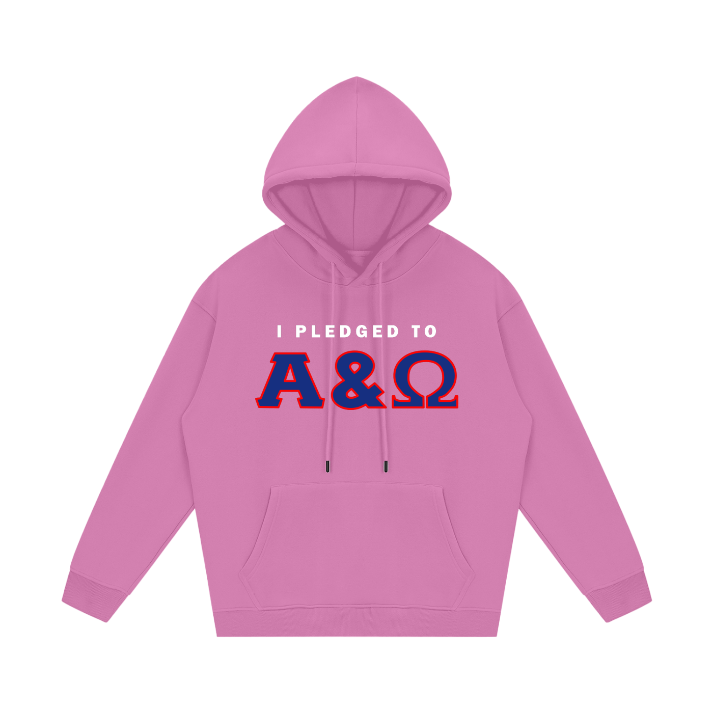 I Pledged to Alpha & Omega - Faith Streetwear Unisex Fleece Hoodie