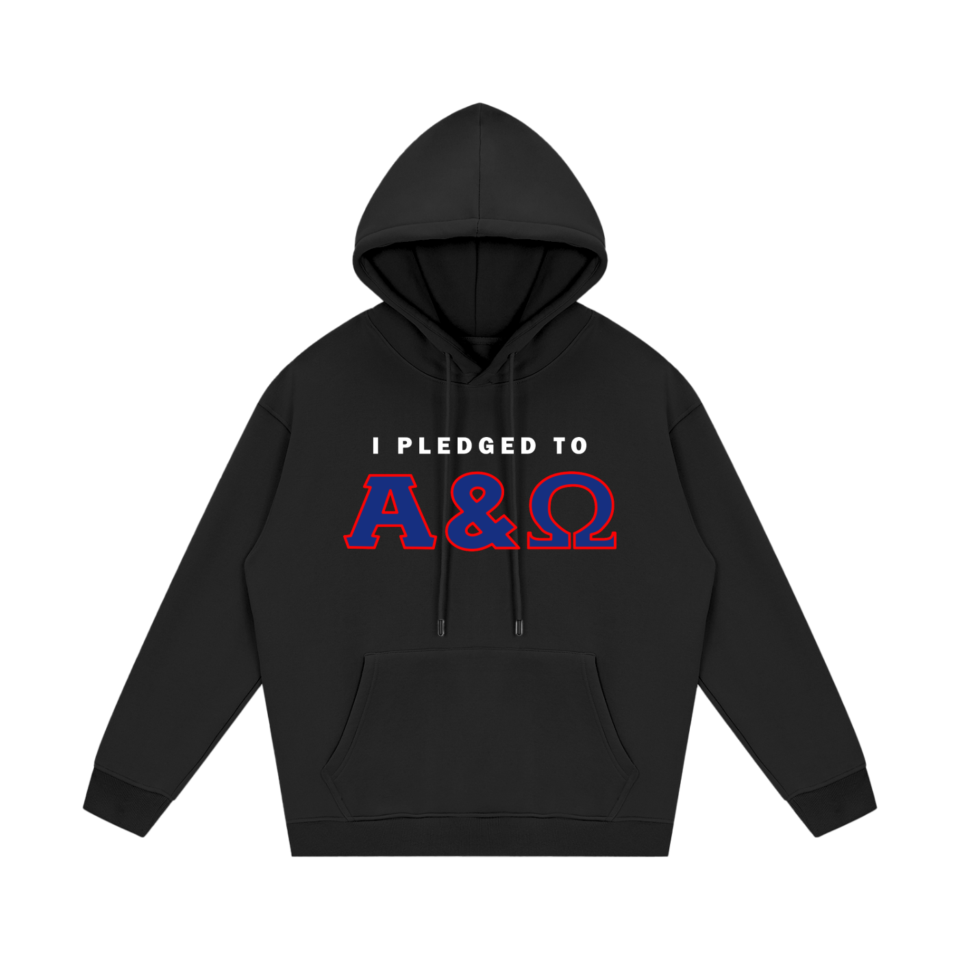 I Pledged to Alpha & Omega - Faith Streetwear Unisex Fleece Hoodie