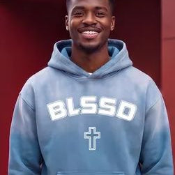 BLSSD - Heavyweight Sunfade Streetwear Hoodie